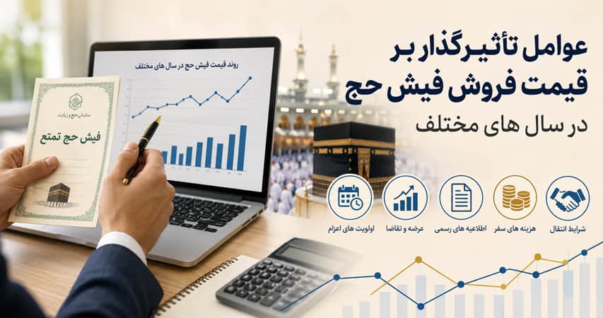 تحلیل عوامل تاثیرگذار بر قیمت فروش فیش حج
