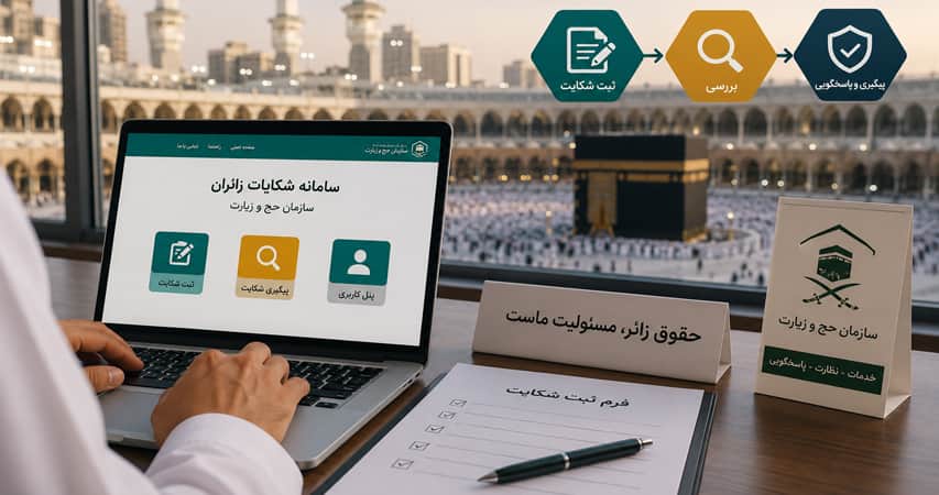 ثبت شکایت از مدیر کاروان حج و پیگیری حقوق زائران